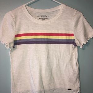 Hollister White Crop Top